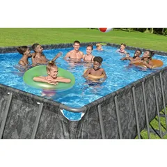 Bestway Power Steel Rectangular Pool Set (7.32 x 3.66 x 1.32 m)