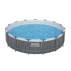 طقم مسبح فولاذي برو ماكس ليد بست واي (4.57 × 4.57 × 1.07 سم)