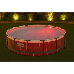 طقم مسبح فولاذي برو ماكس ليد بست واي (4.57 × 4.57 × 1.07 سم)