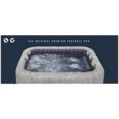 حوض سبا بست واي لاي-زي سبا فرانسيسكو إير جت (رمادي، 230 × 71 سم)