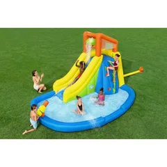 Bestway Splash Blast Inflatable Waterpark (4.35 x 2.86 x 2.67 m, Multicolor)
