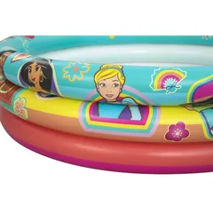 Bestway Disney Princess Paddling Pool (122 x 122 x 30 cm, Multicolor)