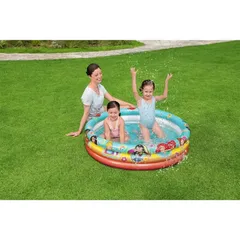 Bestway Disney Princess Paddling Pool (122 x 122 x 30 cm, Multicolor)