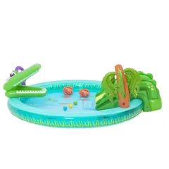 Bestway Crocodile Cove Water Play Center (224 x 181 x 72 cm, Multicolor)