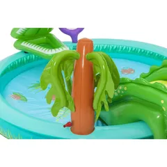 Bestway Crocodile Cove Water Play Center (224 x 181 x 72 cm, Multicolor)