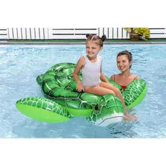 Bestway Inflatable Rider Tidal Turtle (153 x 140 x 38 cm, Multicolor)
