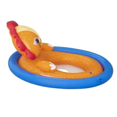 Bestway Lil Animal Baby Inflatable Floating Boat (71 x 55 cm, Multicolor)