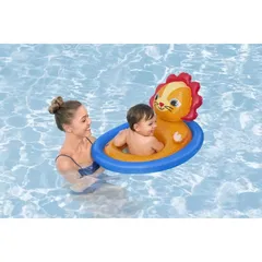 Bestway Lil Animal Baby Inflatable Floating Boat (71 x 55 cm, Multicolor)