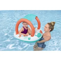 Bestway UV Care Baby Boat Animals (78 x 61.5 x 56.5 cm, Multicolor)