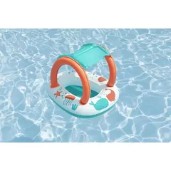 Bestway UV Care Baby Boat Animals (78 x 61.5 x 56.5 cm, Multicolor)