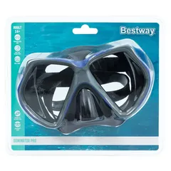 Bestway Mask Dominator Pro Diving Mask (Silicone, Assorted colors)