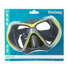 Bestway Mask Dominator Pro Diving Mask (Silicone, Assorted colors)