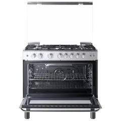 Midea Freestanding 5-Burner Full Gas Cooker W/Oven, MFO-MG36LE(SS)-C (90 x 60 cm)