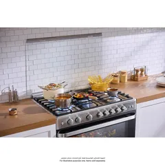 Midea Freestanding 5-Burner Full Gas Cooker W/Oven, MFO-MG36LE(SS)-C (90 x 60 cm)