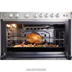 Midea Freestanding 5-Burner Full Gas Cooker W/Oven, MFO-MG36LE(SS)-C (90 x 60 cm)