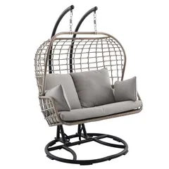 Steel Two Persons Hanging Egg Chair