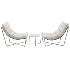 Eliot Steel Bistro Set (Beige, 3 Pc.)