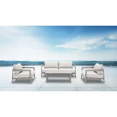 Goreme 4-Seater Aluminum Outdoor Sofa Set (167.5 x 82.5 x 57.5 cm)