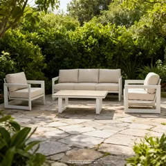 Salento 5-Seater Aluminum Outdoor Sofa Set