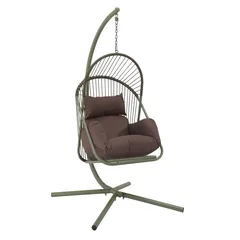 Rattan Hanging Egg Chair (118 x 95 x 194 cm)