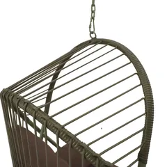 Rattan Hanging Egg Chair (118 x 95 x 194 cm)