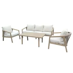 Sydney 5-Seater Aluminum Wicker Outdoor Sofa Set (188 x 83 x 70 cm)