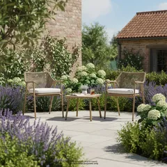 Jakarta Bistro Set (Beige, 58 x 62 x 80 cm, 3 Pc.)