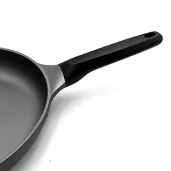 Prestige Essential Cast Aluminum Fry Pan (Black, 24 cm)