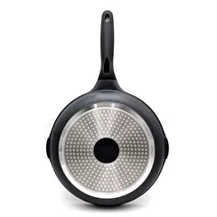 Prestige Essential Cast Aluminum Fry Pan (Black, 24 cm)