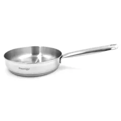 Prestige Infinity Stainless Steel Sauce Pan W/Transparent Cover Lid (Silver, 2.5 L, 18 cm)