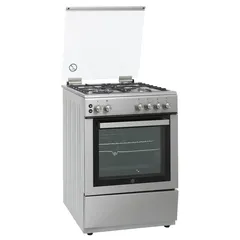 Hoover Freestanding 4-Burner Gas Cooker W/Oven & Grill, HGC-V64G-SP (85 x 60 x 60 cm)