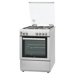 Hoover Freestanding 4-Burner Gas Cooker W/Oven & Grill, HGC-V64G-SP (85 x 60 x 60 cm)