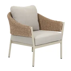 Lucca 4-Seater Aluminum Rattan Outdoor Sofa Set