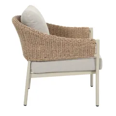 Lucca 4-Seater Aluminum Rattan Outdoor Sofa Set