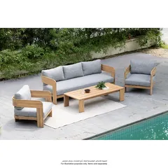 Tripoli 5 Seater Acacia Wood Sofa Set