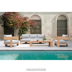 Tripoli 5 Seater Acacia Wood Sofa Set