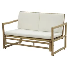 Bali 4-Seater Bamboo Outdoor Sofa Set (Beige, 113.5 x 65 x 72 cm)