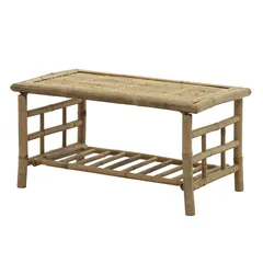 Bali 4-Seater Bamboo Outdoor Sofa Set (Beige, 113.5 x 65 x 72 cm)