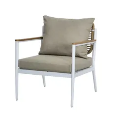 Athens 5-Seater Aluminum Wicker Outdoor Sofa Set (185 x 77 x 80.5 cm)