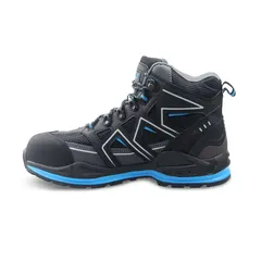 Raider Composite Mid Cut Safety Shoes, GS9920-46 (46 EU, Black)