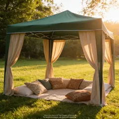 Ace Folding Steel Gazebo Tent (3 x 3 m)