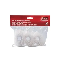 Ace Dish Brush Replacement Sponge Head Pack (8 x 5 x 3.8 cm, 3 Pc.)