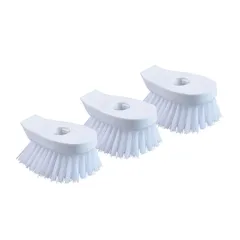 Ace Dish Brush Replacement Sponge Head Pack (8 x 5 x 3.8 cm, 3 Pc.)