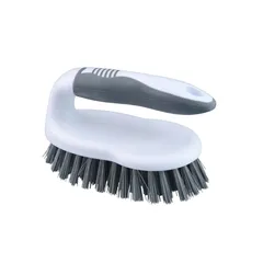 Ace Plastic Scrubbing Brush Iron Shape (15 cm)