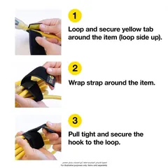 Wrap-It Selfie Strap Cable Wrap Pack (22.8 x 3.8 cm, 4 Pc.)