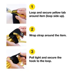 Wrap-It Selfie Strap Cable Wrap Pack (30.4 x 3.8 cm, 4 Pc.)