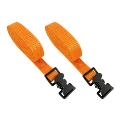 Wrap-It Saw Tooth Lashing Strap Pack (Orange, 3.6 m, 2 Pc.)