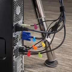 Wrap-It Mini Cable Labels Pack (Multicolor,1.27 cm, 20 Pc.)