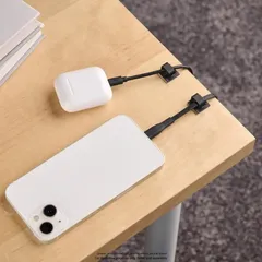 Wrap-It Adhesive Cable Guides Pack (Black, 15 Pc.)