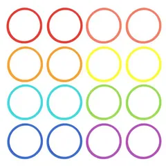 Wrap-It Super Stretch Silicone Cable Bands Pack (Multicolor, 6.9 cm, 16 Pc.)